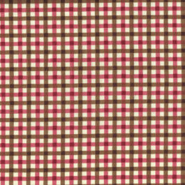 Canvas – Light Weight Cotton – Gingham Red Green