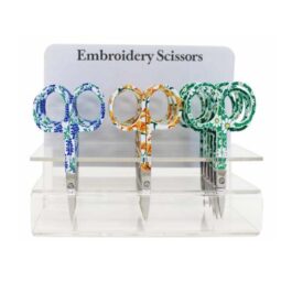 Embroidery Scissors Clear Display Assorted