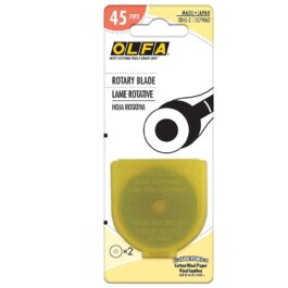 OLFA  45mm Straight Edge Rotary Blade (2pk)