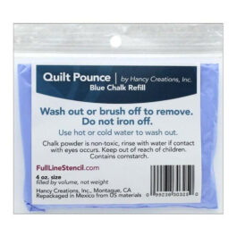 Quilt Pounce with Iron Off Powder Refill Blue ( 2 oz.size )