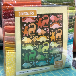Dinosaurs- Pattern and Fabric Kit