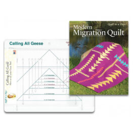 Calling All Geese Ruler with Modern Migration Quilt Book