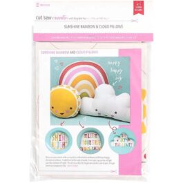 Moda-Cut Sew Create – Sunshine Rainbow & Cloud Pillows Panel