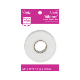 Dritz Stitch Witchery Fusible Bonding Web: 5/8 inch x 20 yards