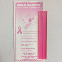Ruler Add A Quarter 1″ x 6″ Pink