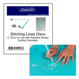 Westalee Rulers- Stitching Line Disc Pack of 8
