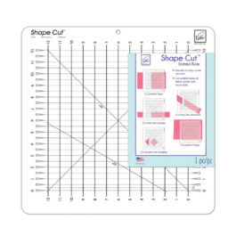 June Tailor- Shape Cut Slotted Ruler 12×12 Inches