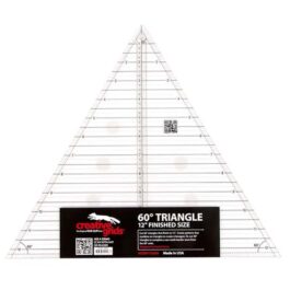 Creative Grids 12″ Finished Size 60 Degree Triangle Ruler