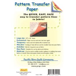 Pattern Transfer Paper – 4 colors