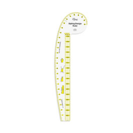 Styling Design Ruler Clear 20in