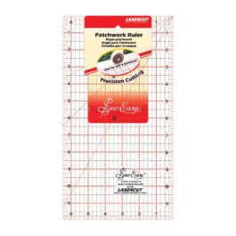 SewEasy Patchwork Quilt Ruler-12-inch x 6.5-inch
