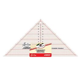 Sew Easy 90- Degree (7.5″ x 15″) Triangle Patchwork Quilting Ruler
