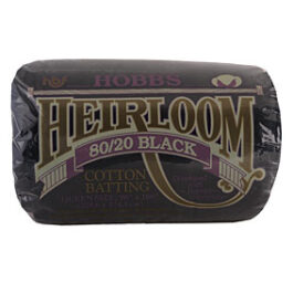 Batting Heirloom Premium Black Cotton Blend 90in x 108in