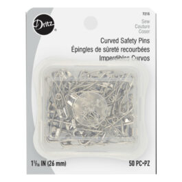 Dritz- 50 Curved Safety Pins- 26mm size