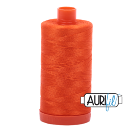 Aurifil 50 Wt Spool- Neon Orange