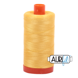 Aurifil 50 Wt Spool-Pale Yellow