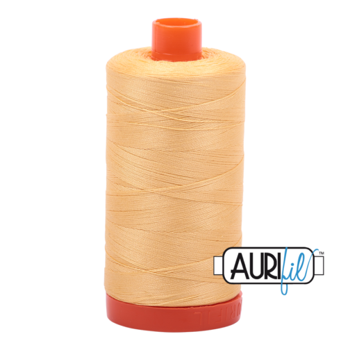 Aurifil 50 Wt Spool- Medium Butter