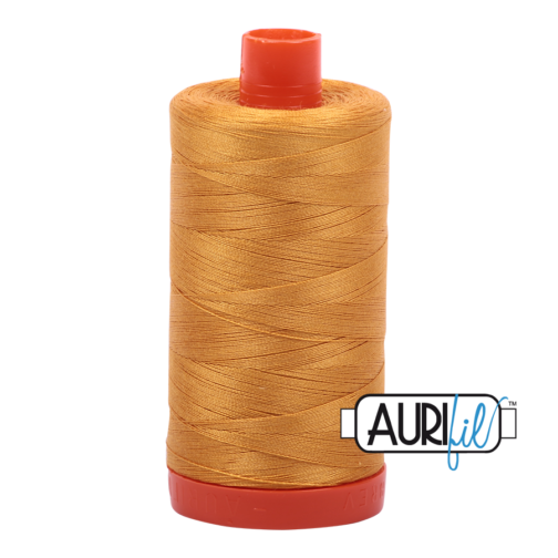 Aurifil 50 Wt Spool- Orange Mustard