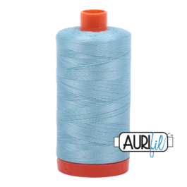 Aurifil 50 Wt – Light Grey Turquoise