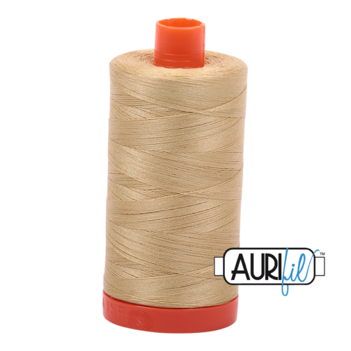 Aurifil 50 Wt - Gold