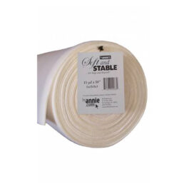 Soft and Stable White 100% Polyester Stabilizer 60 inches Wide (by the Yard)
