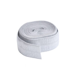 Fold-over Elastic 3/4in x 2yd Pewter