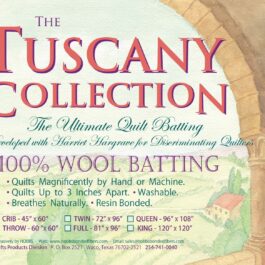 Batting Tuscany 100% Washable Wool 96in x 108in Queen