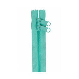 Handbag Zipper 40in Turquoise-Double-Slide