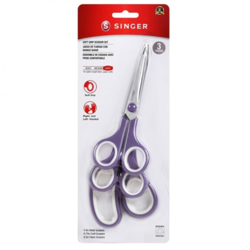 Scissors Singer Fabric and Craft Scissor Set 3 pcs