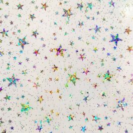 Sew Hungry Hippie Clear Vinyl – Glitter Stars