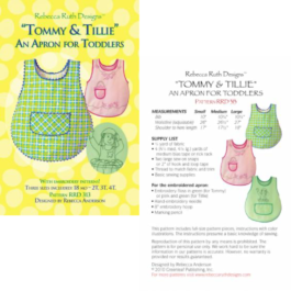 Pattern- Tommy & Tullie – An Apron for Toddlers