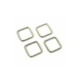 Four Rectangle Rings 3/4″ Nickel