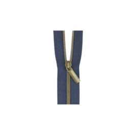 Zipper by the Yard: Navy #3 Nylon Antique Coil Zippers