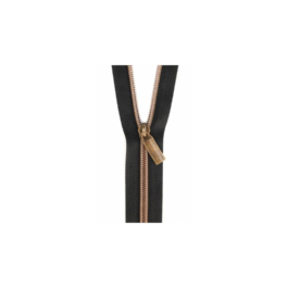 Zipper by the Yard: Black #5 Nylon Antique Coil Zippers