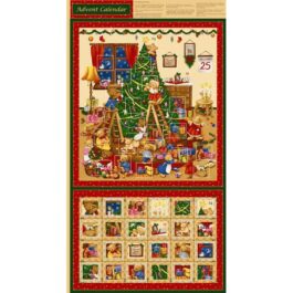 Christmas-Advent Calendar Panel- (40472 )