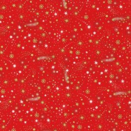 Christmas- Shooting Stars- Red (38358)
