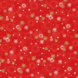 Christmas-Snowflakes Red (38361 )