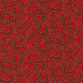 Christmas- More Holly- Red (38352 )