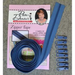Zipper by the Yard- Reversible Coil Zipper Tape Denim