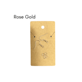 Earring Hook- Rose Gold