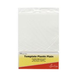 Template Plastic Plain Two 8-1/2in x 11in Sheets