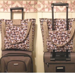 Pattern Luggage Carry-On Bag