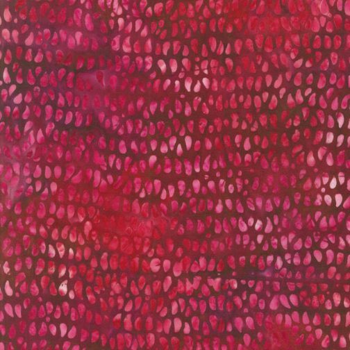 Batik- Robert Kaufman- SUNRISE BLOSSOMS CHERRY