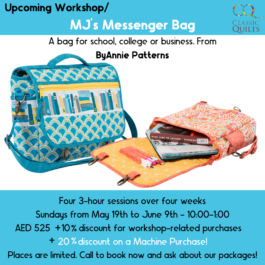 Sew Along with Reema- MJ’s Messenger Bag