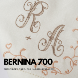 BERNINA 700 E: Simply the best machine for beautiful embroidery