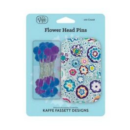 Kaffe Fasset Flower Head Pins 100Ct